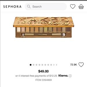 Urban Decay Honey Palette- used 2 times.